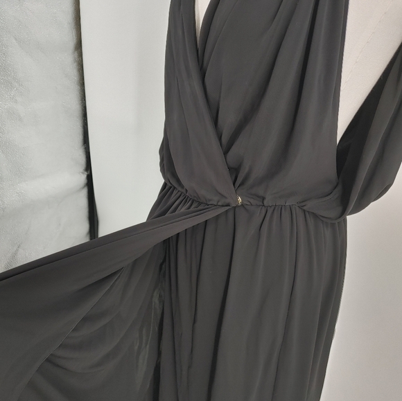 Just Cavalli Wrap Draped Maxi Gown - Picture 4 of 13
